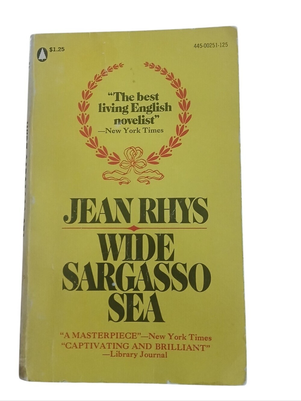 Wide Sargasso Sea by Jean Rhys - Popular Library 1966 Classic Fiction Paperback